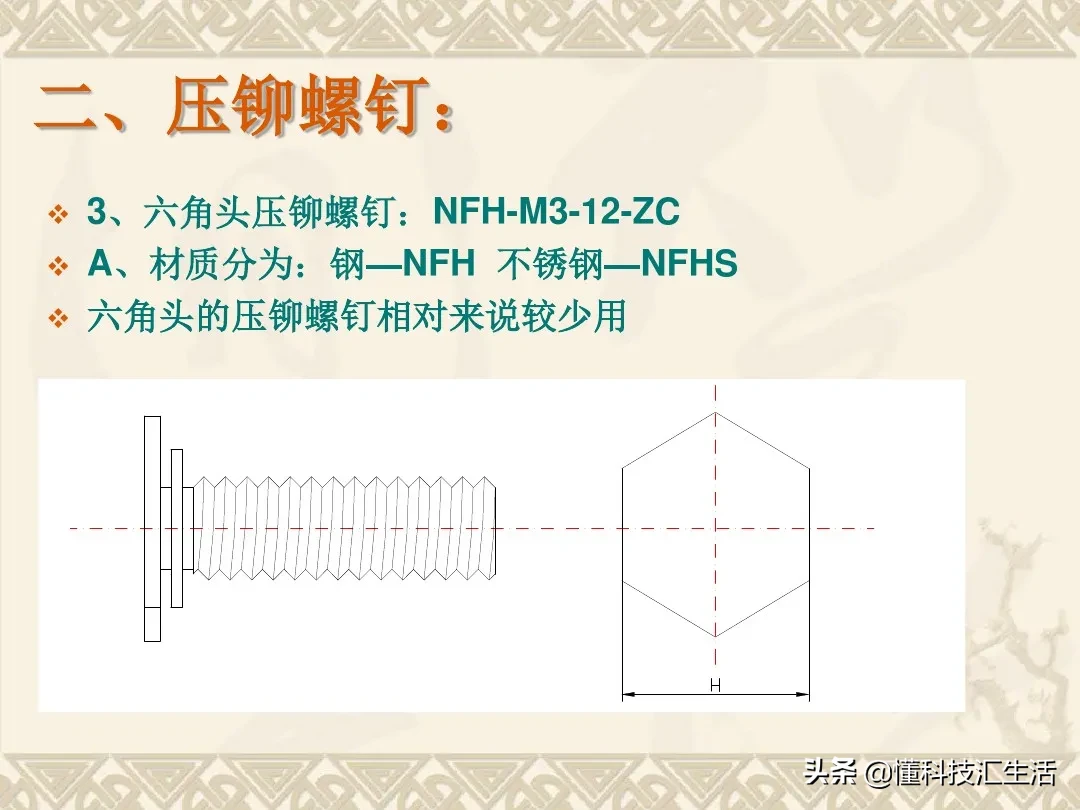 不同钣金之间为更可靠安装连接，常用到的一种是压铆工艺。