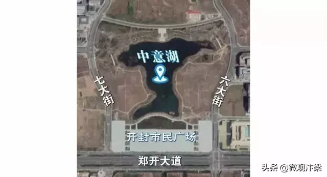 开封不愧是北方水城,所有的湖泊地图都在这了