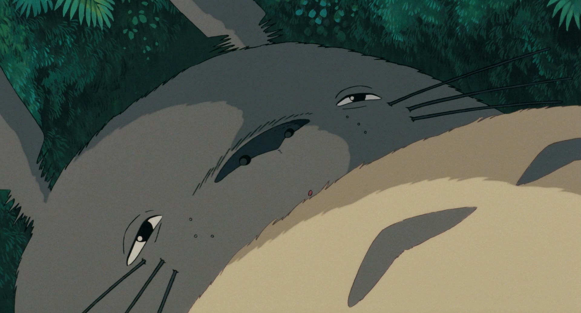 在影院欣赏了这部我最喜欢的宫崎骏动画电影之一,人人心中都有个龙猫