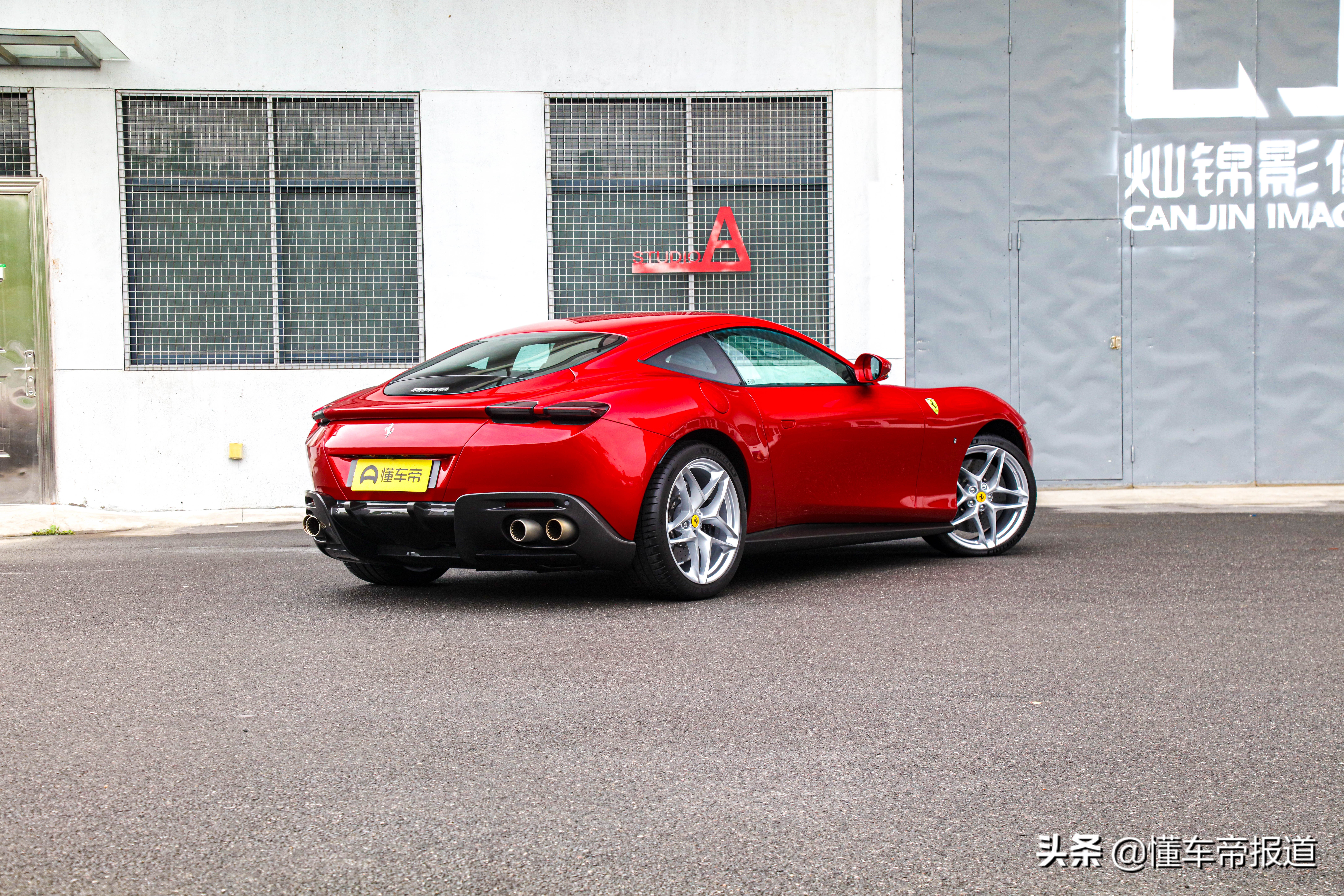 新车｜238万起售的法拉利GT跑车，静态实拍法拉利Roma