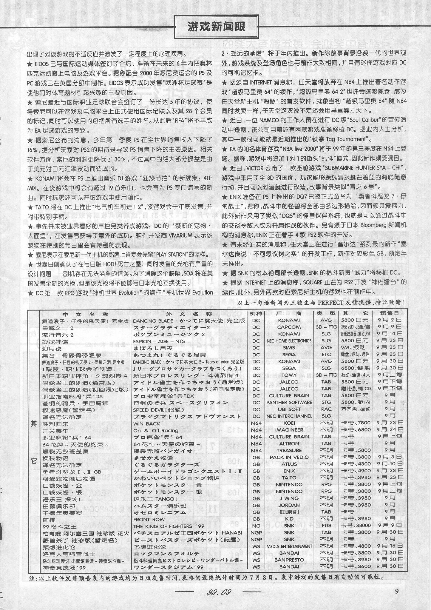 《电子游戏软件》第六十二期放送