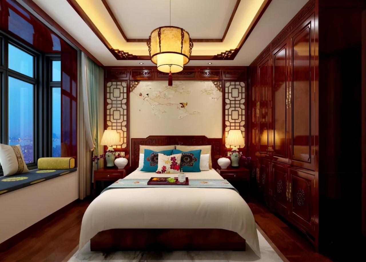 这才叫中式风，218㎡古典别墅，里面的红木装修太美了