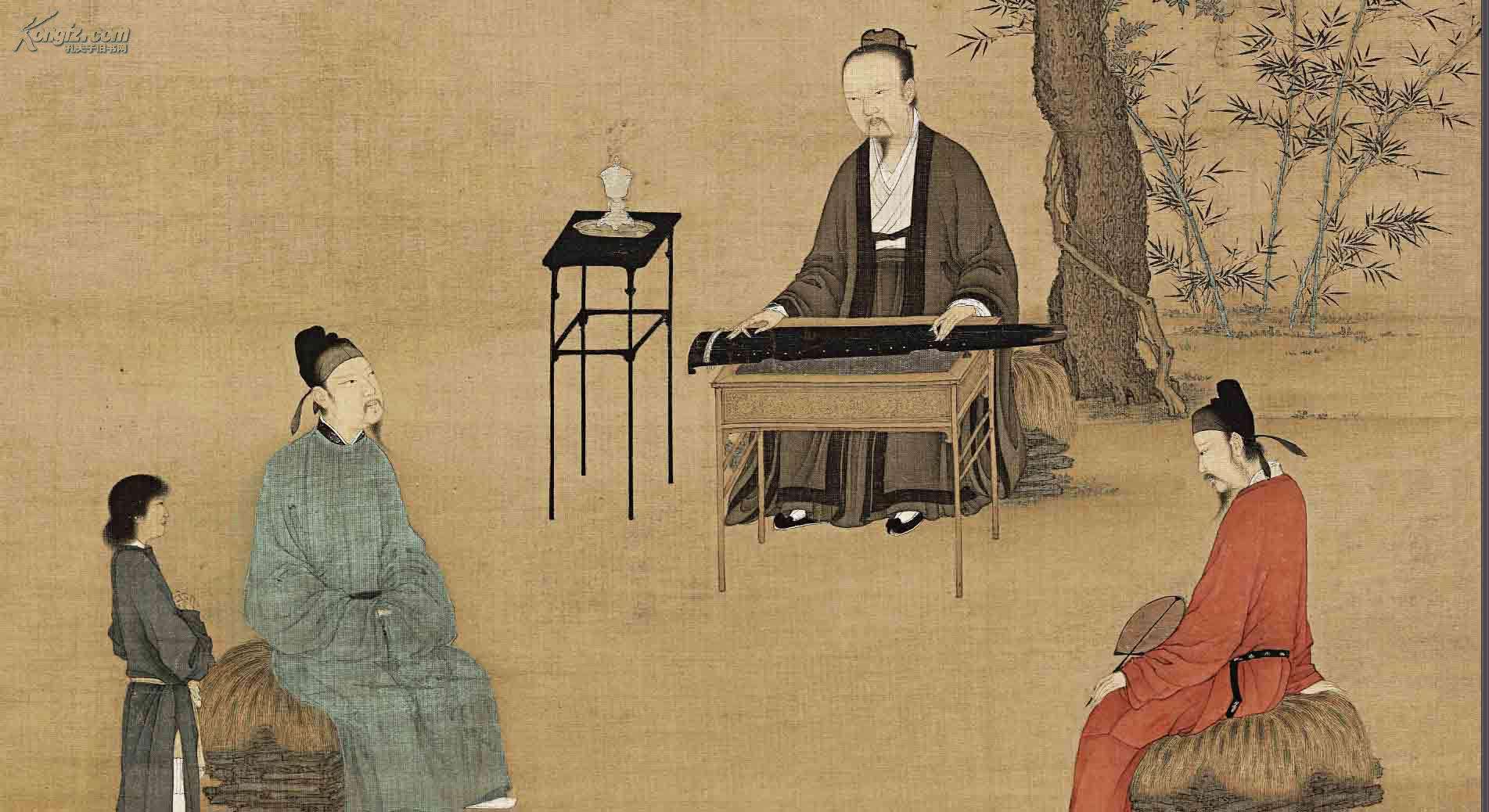 又另类又全面，与众不同《听琴图》解析，大量干货