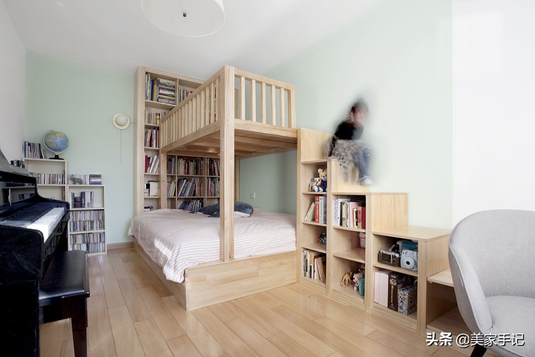 北京50㎡学区房，坚持将客厅一分为二，一居变两居，真的很巧妙