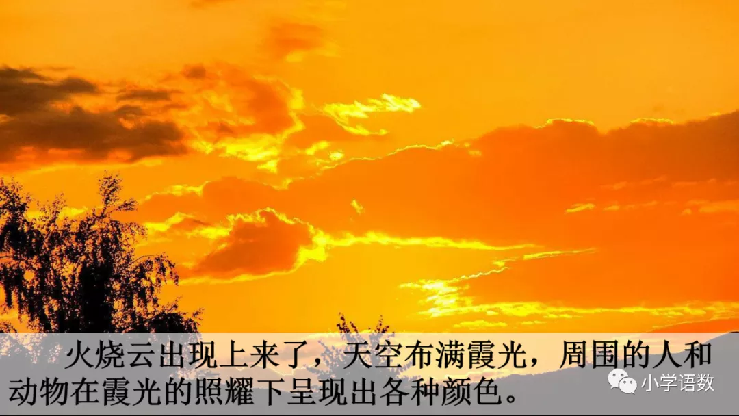 统编语文三年级下册第24课《火烧云》知识点+图文解读+课堂练习