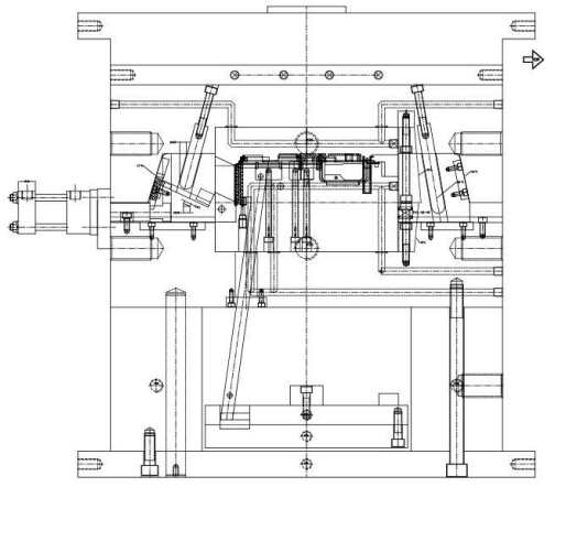 大型投影仪底壳注塑模具设计（每天学一点模具设计知识）