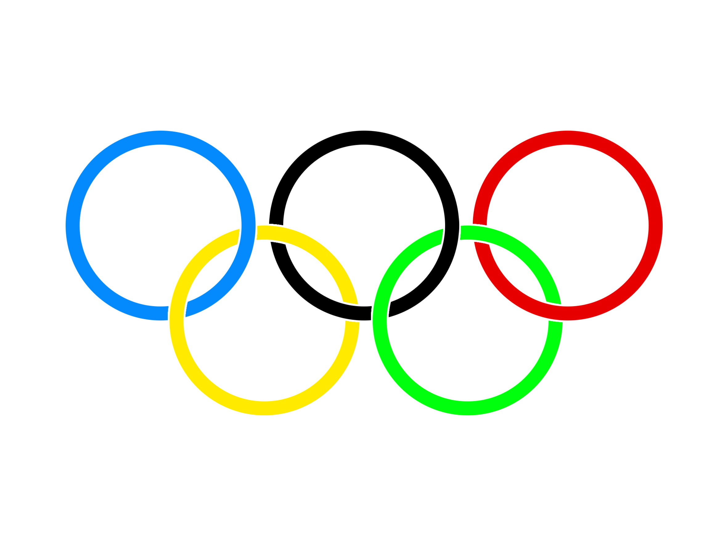 奥运五环怎么用ps做出来(利用ps制作奥运五环练习图层和选区)