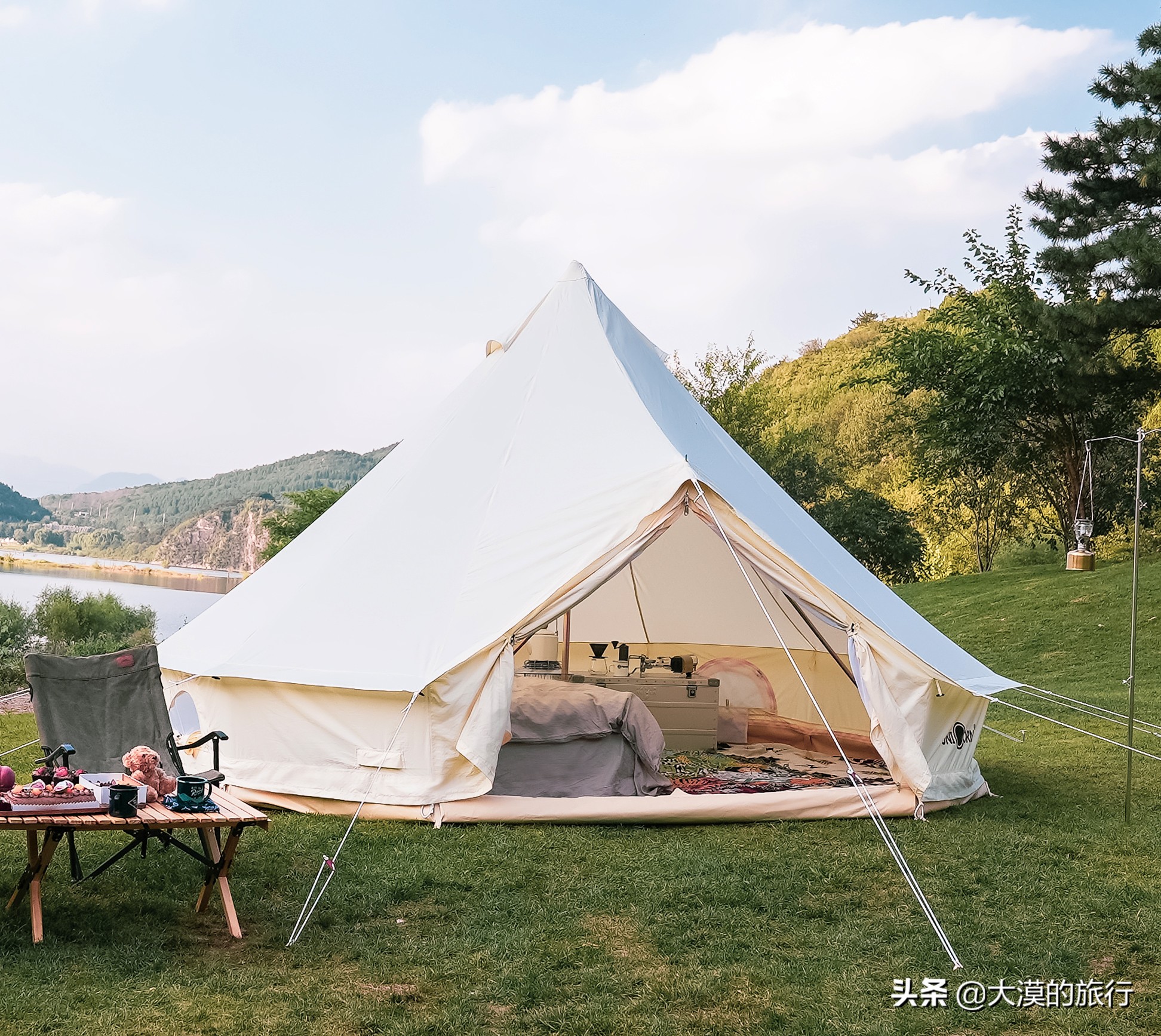 帐篷的制作方法.(从大学时就想要的一顶帐篷,时隔几年,终于做出来了)