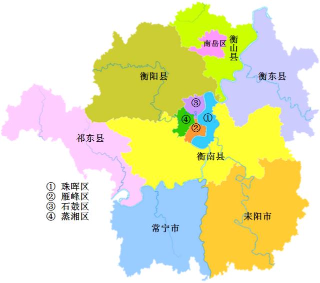 衡阳市地图 衡阳市标准地图-徐拾记官网