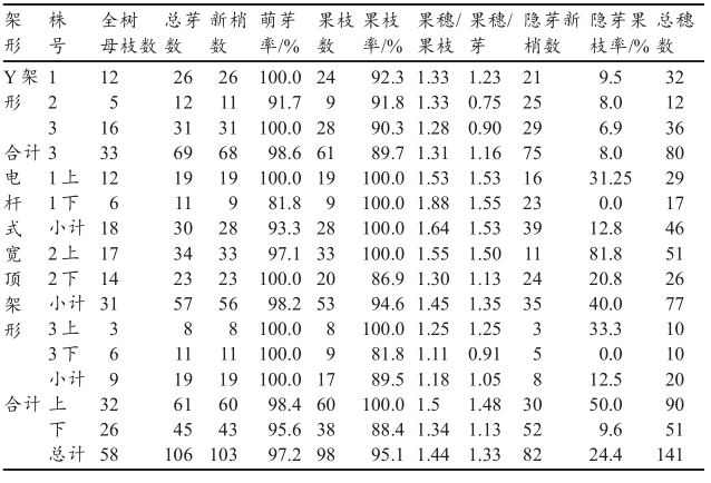 葡萄电杆式宽顶架形栽培技术