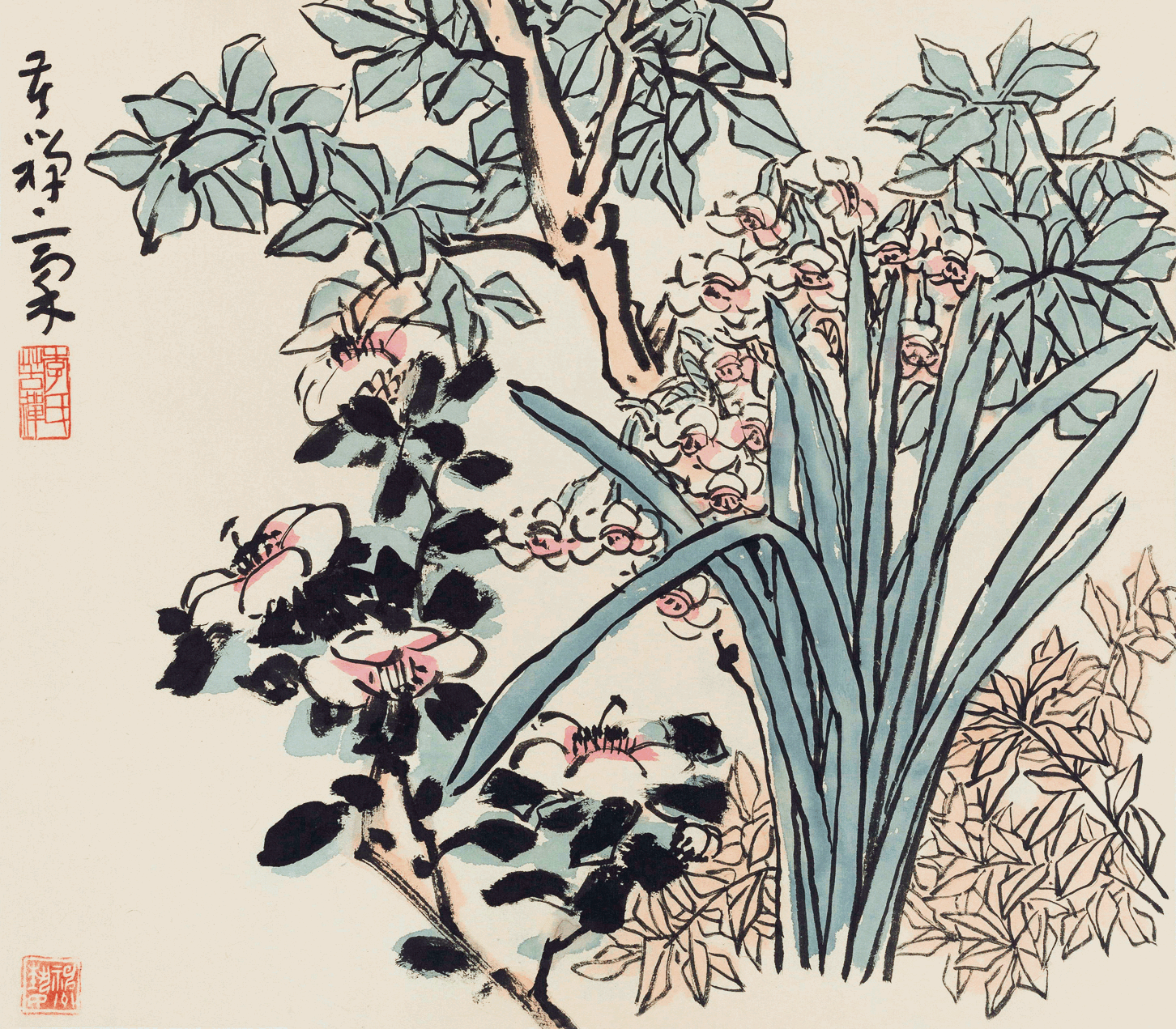 罕见！八位大师的书画册页