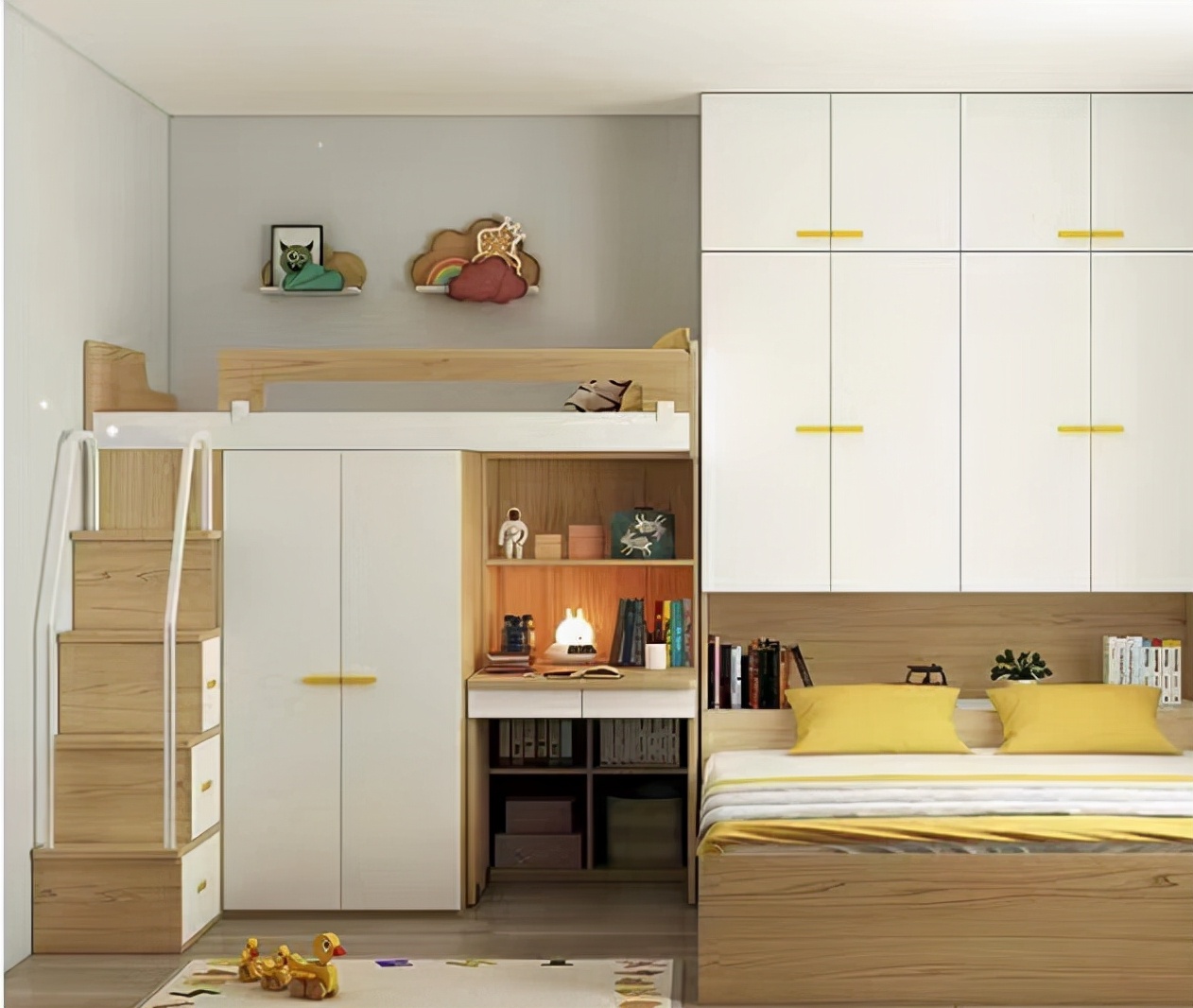 再见了传统榻榻米,这才叫小户型多功能儿童房,爸妈看了想照搬