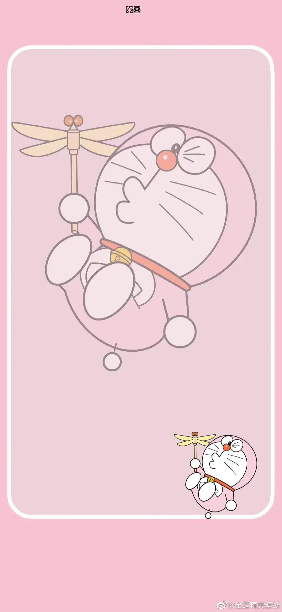粉色系"哆啦a梦"可可爱爱 简约手机壁纸 676767