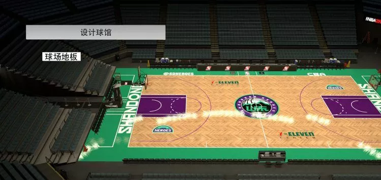 2k19选哪个打cba(16图看2K模拟CBA新球馆：深圳充满战斗气息，北京紫禁勇士太霸气)