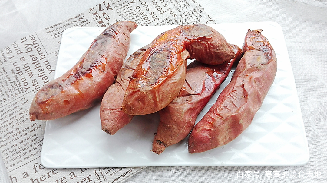 图片[9]-【烤地瓜 】做法步骤图 焦香流油 比买的好吃-起舞食谱网