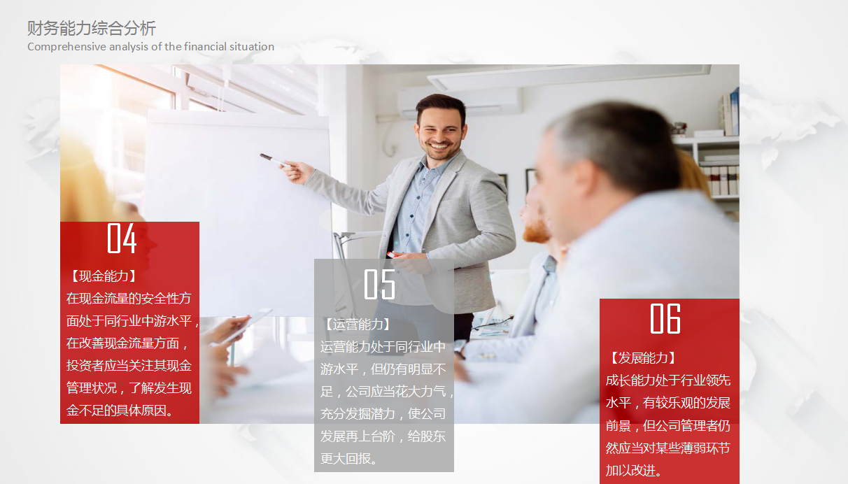 2019年度财务数据报告PPT模板（美观、大方且实用）