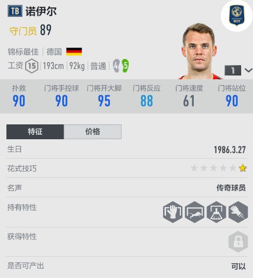 贝戈维奇是库尔图瓦首发门将的威胁(玩转经理人——FIFA ONLINE 4经理人模式球员推荐（中场门将篇）)