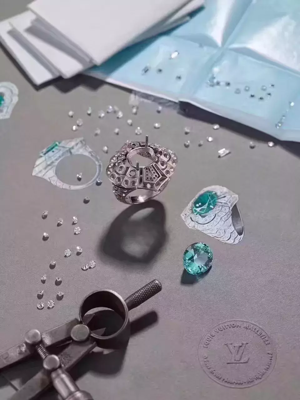 顶级珠宝品牌的手绘