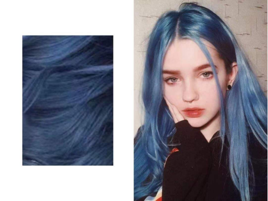 雾霾蓝图片头发(奶奶灰) - 赤虎壹号