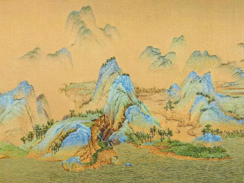 苏州刺绣图案图片（苏州最牛绣娘一幅画耗1.2亿针）