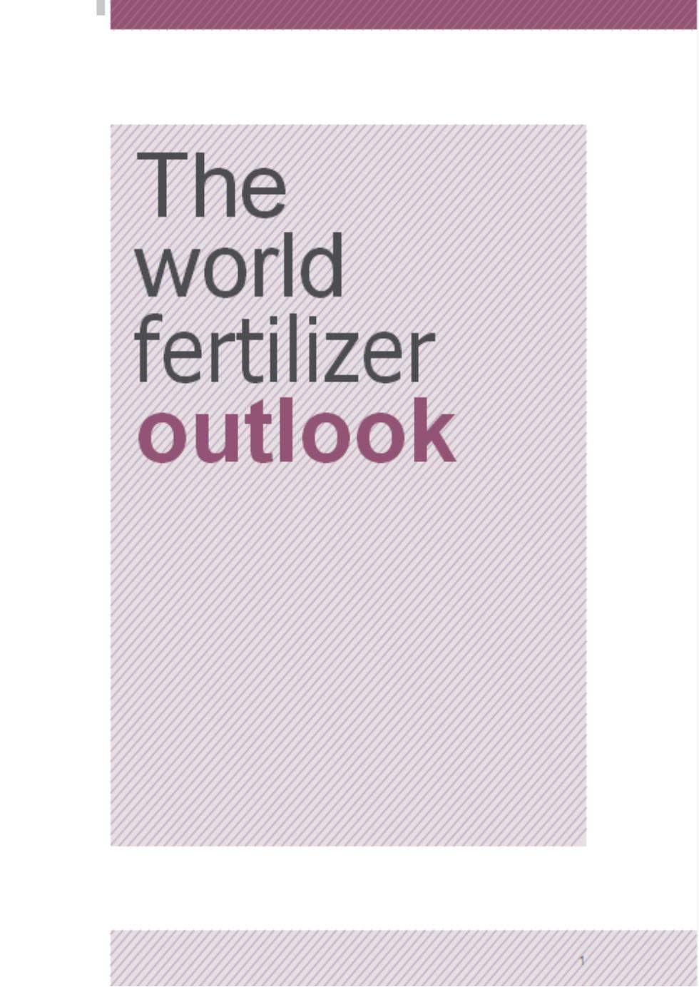 全球肥料发展趋势及2022年展望