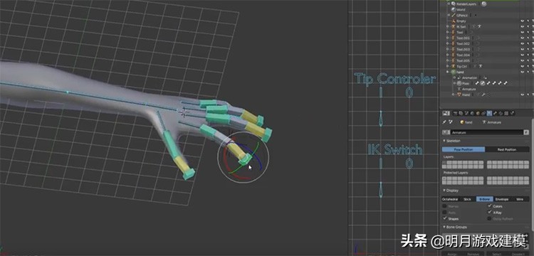 「3D建模」什么是动画和角色设计的3D索具？