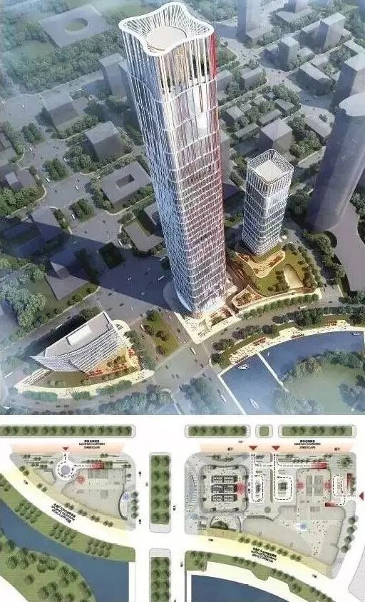 武汉“脊梁”：200米以上高楼大合集