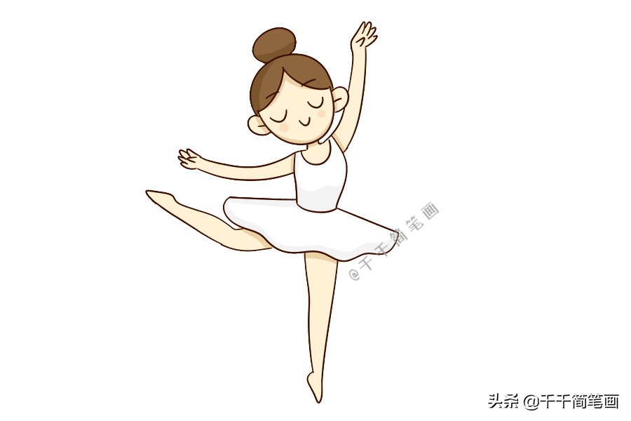 舞蹈老师简笔画跳水运动员简笔画指挥家简笔画