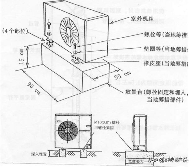 空调器的安装步骤学习培训