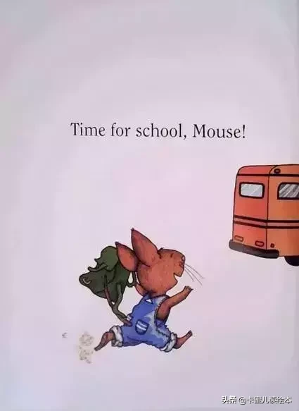 英文有声绘本《Time for school , Mouse》该上学了，小老鼠