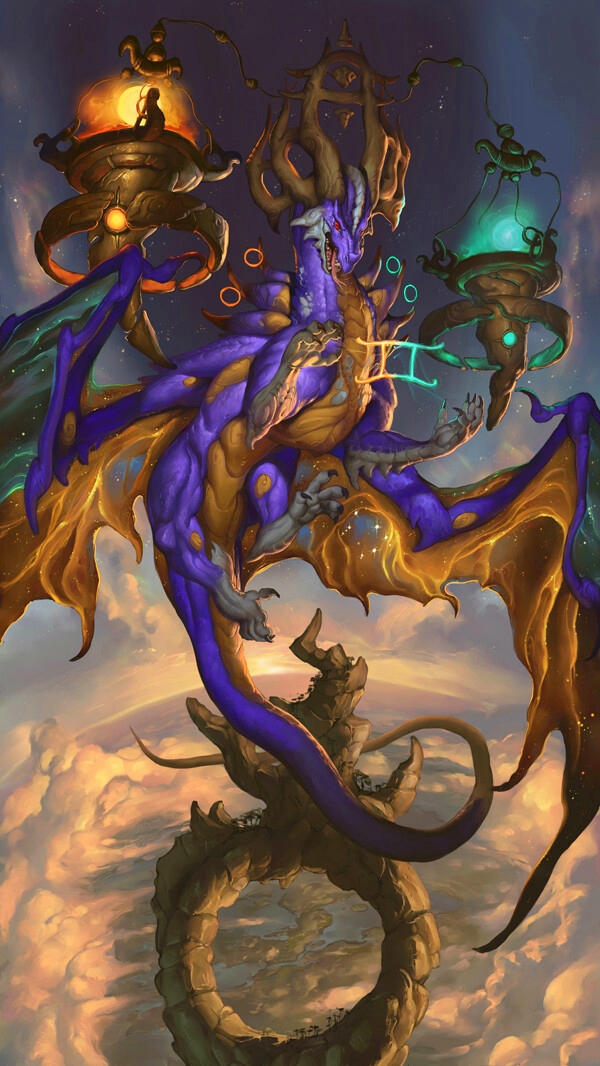 十二星座变成龙的话，手机壁纸换起来