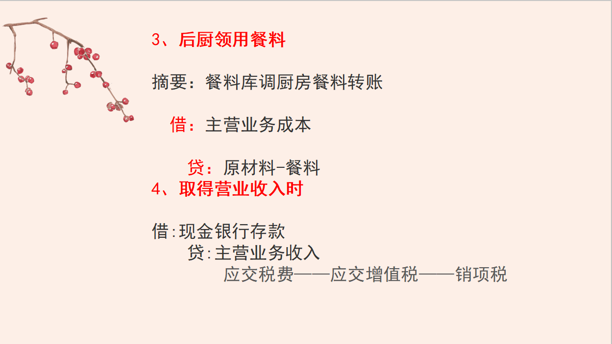 餐饮业会计核算难？送你一套账务处理+流程+案例，财务主管都说好