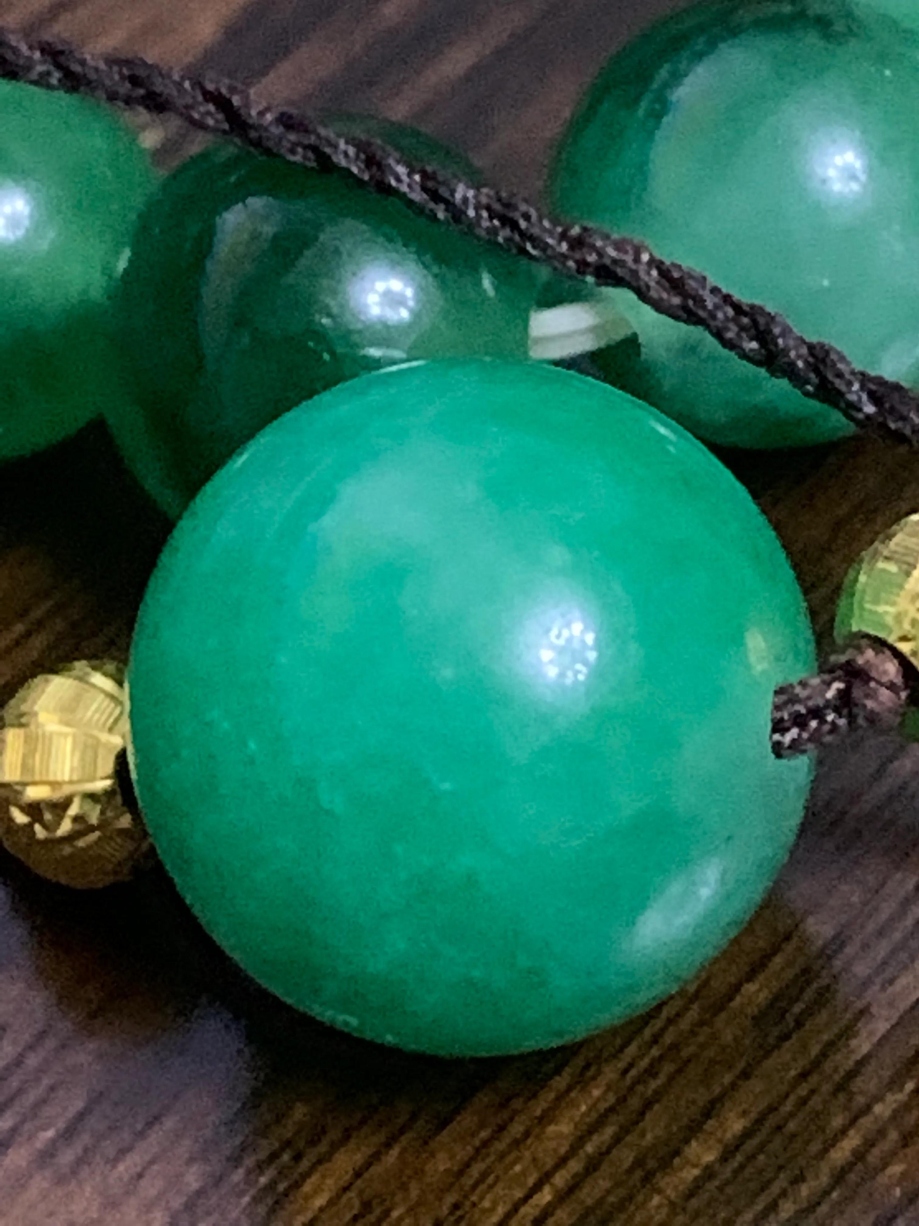 清代老翡翠珠子(翡翠珠子批发) 第7张