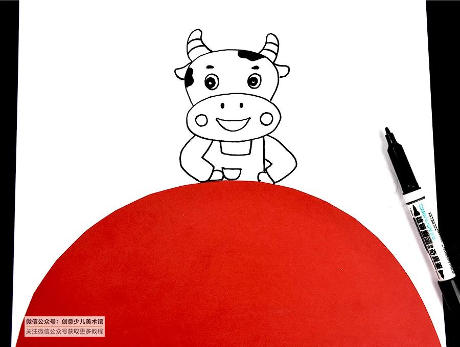 儿童画教程 | 新年主题画《年味，从一桌年夜饭开始！》