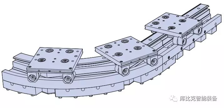 精密环形导轨流水线可承受大翻转力矩