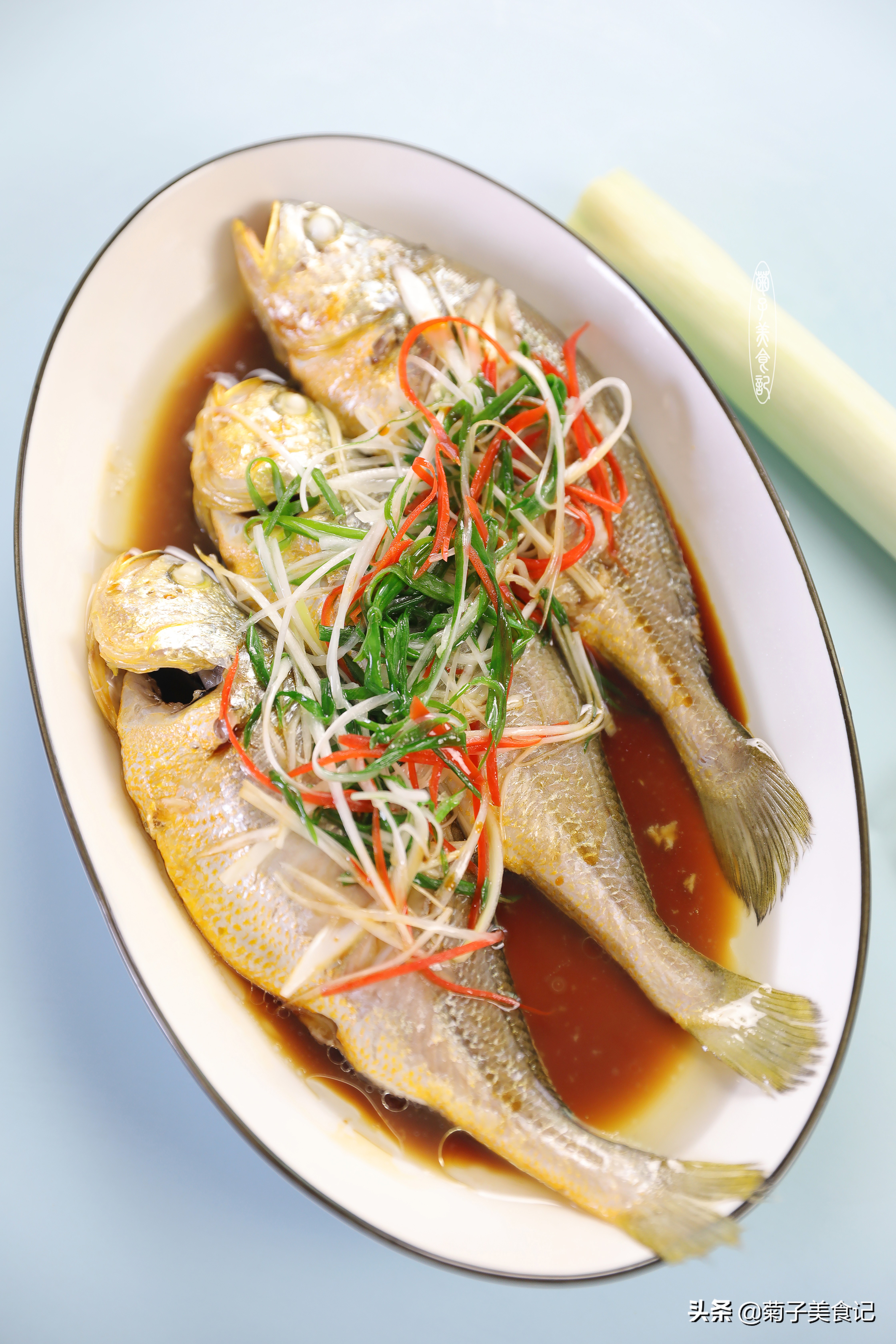 小黄鱼这么蒸,营养足味道好,肉质滑嫩,做年菜正适合