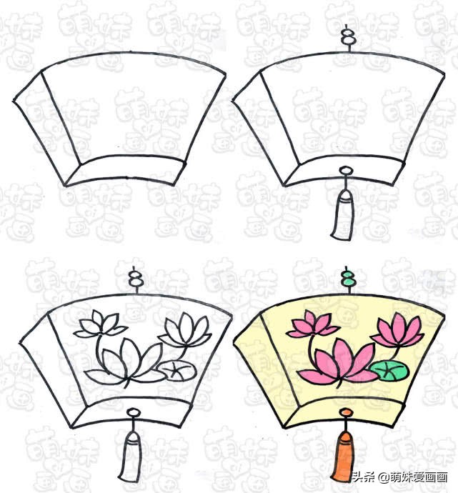 灯笼怎么画简单又好看一步一步画漂亮的灯笼教程