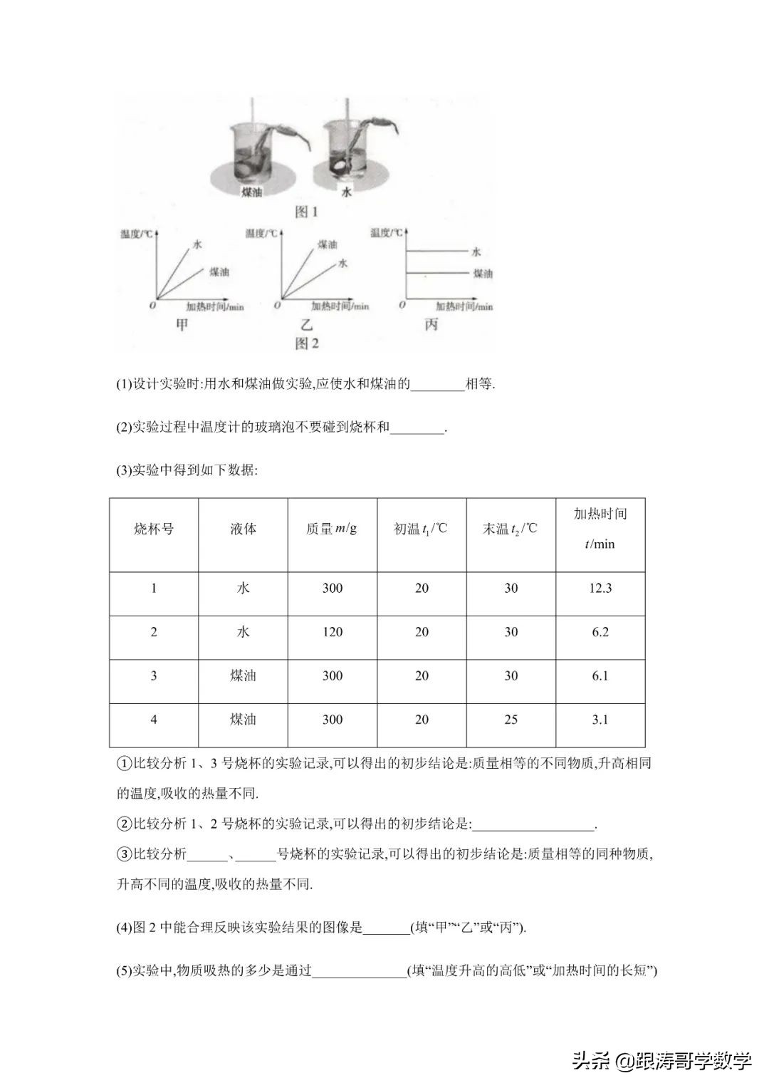 中考物理一轮复习实验大通关（专题训练）
