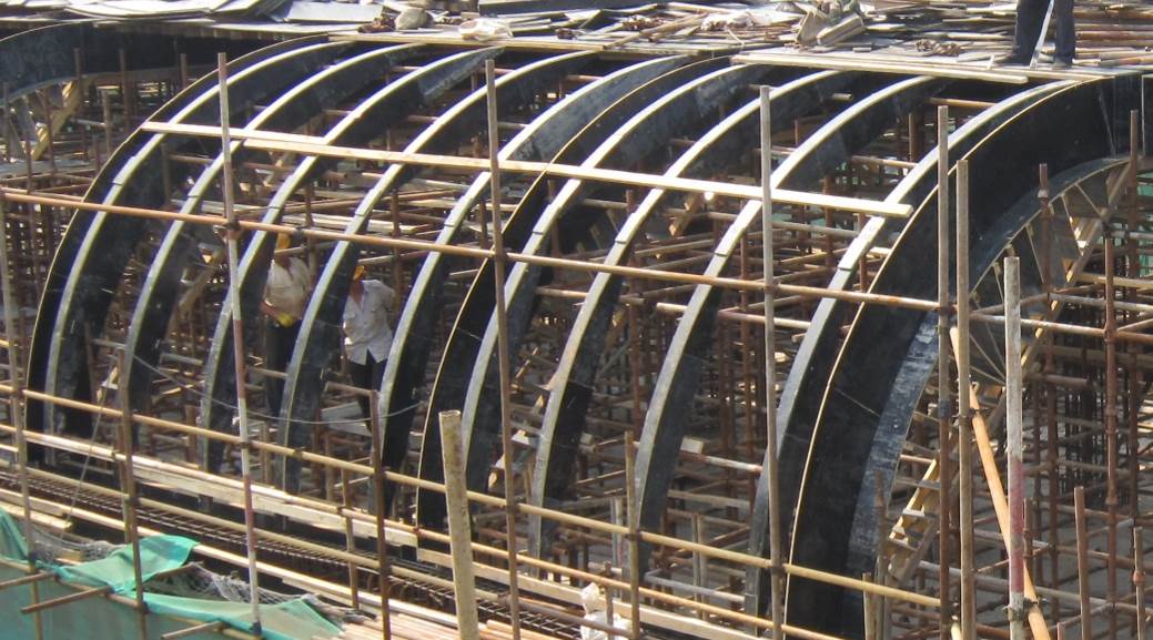 【优秀工法推荐02】混凝土平顶拱形屋面施工方法