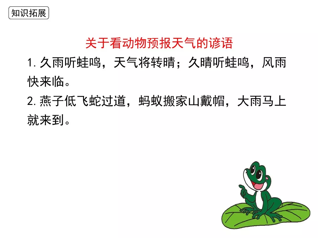 部编版一年级语文下册14课《要下雨了》知识点+图文解读+课堂练习