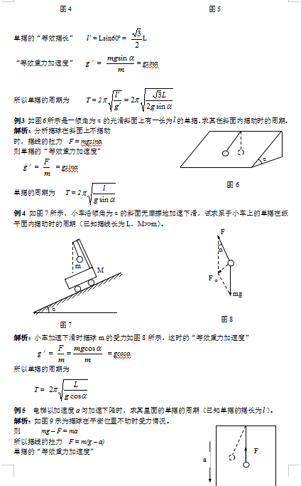 单摆周期是什么（单摆周期是什么时候学的）-第2张图片-昕阳网