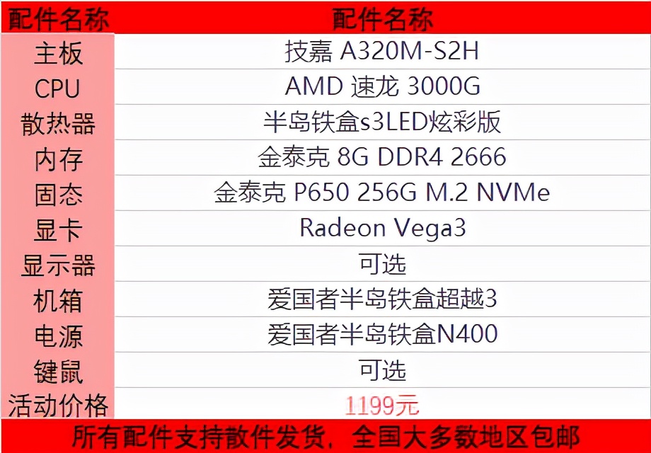 2021年十月，国庆最新电脑主机配置清单汇总，南京珠江路组装电脑