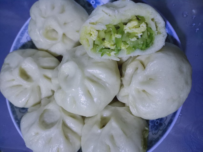 7种素馅包子好吃的做法,详细的调馅介绍,营养健康全素馅包子.