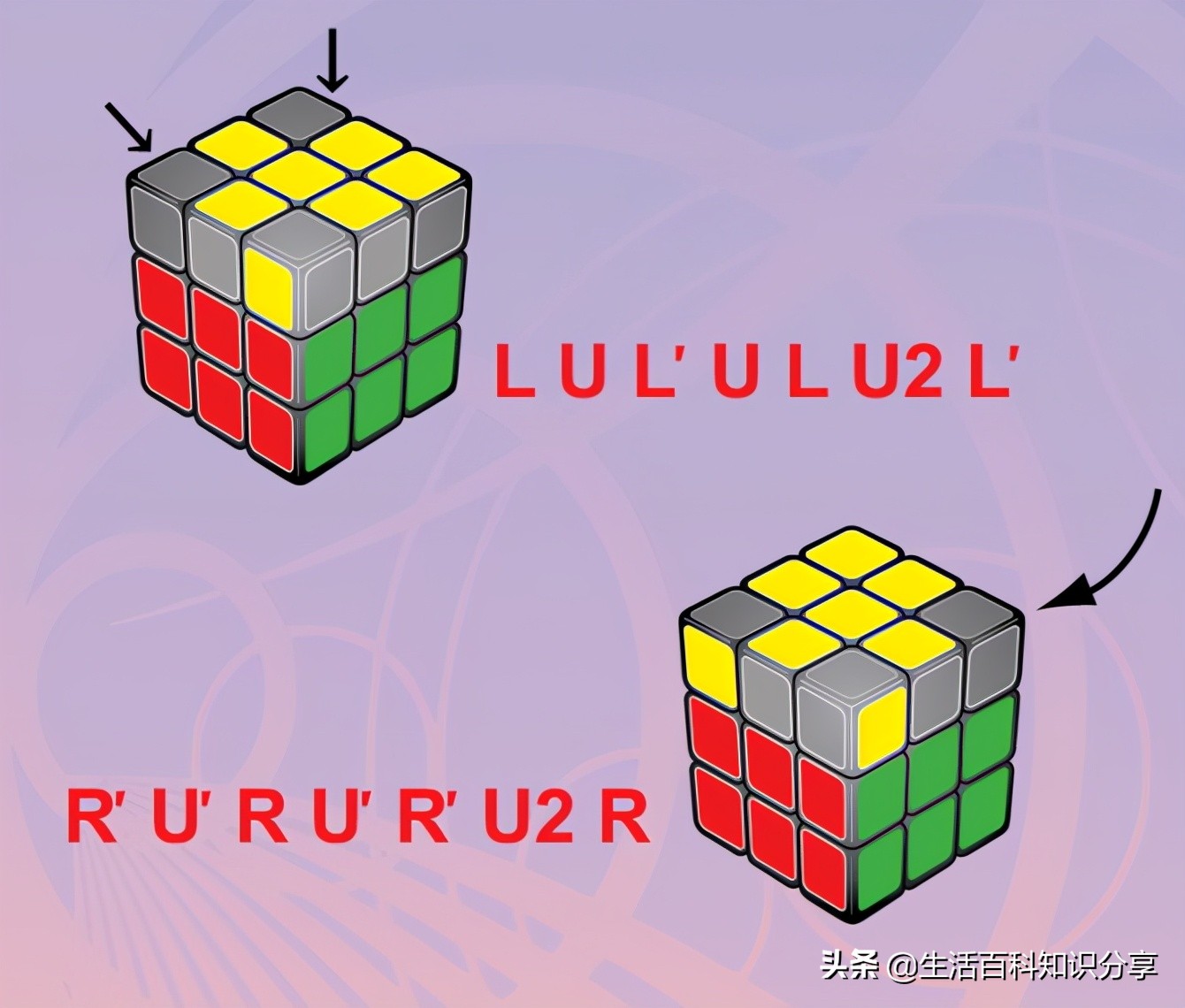 魔方口诀7步还原法（魔方口诀7步还原法下左左下左上左上）-第9张图片-昕阳网