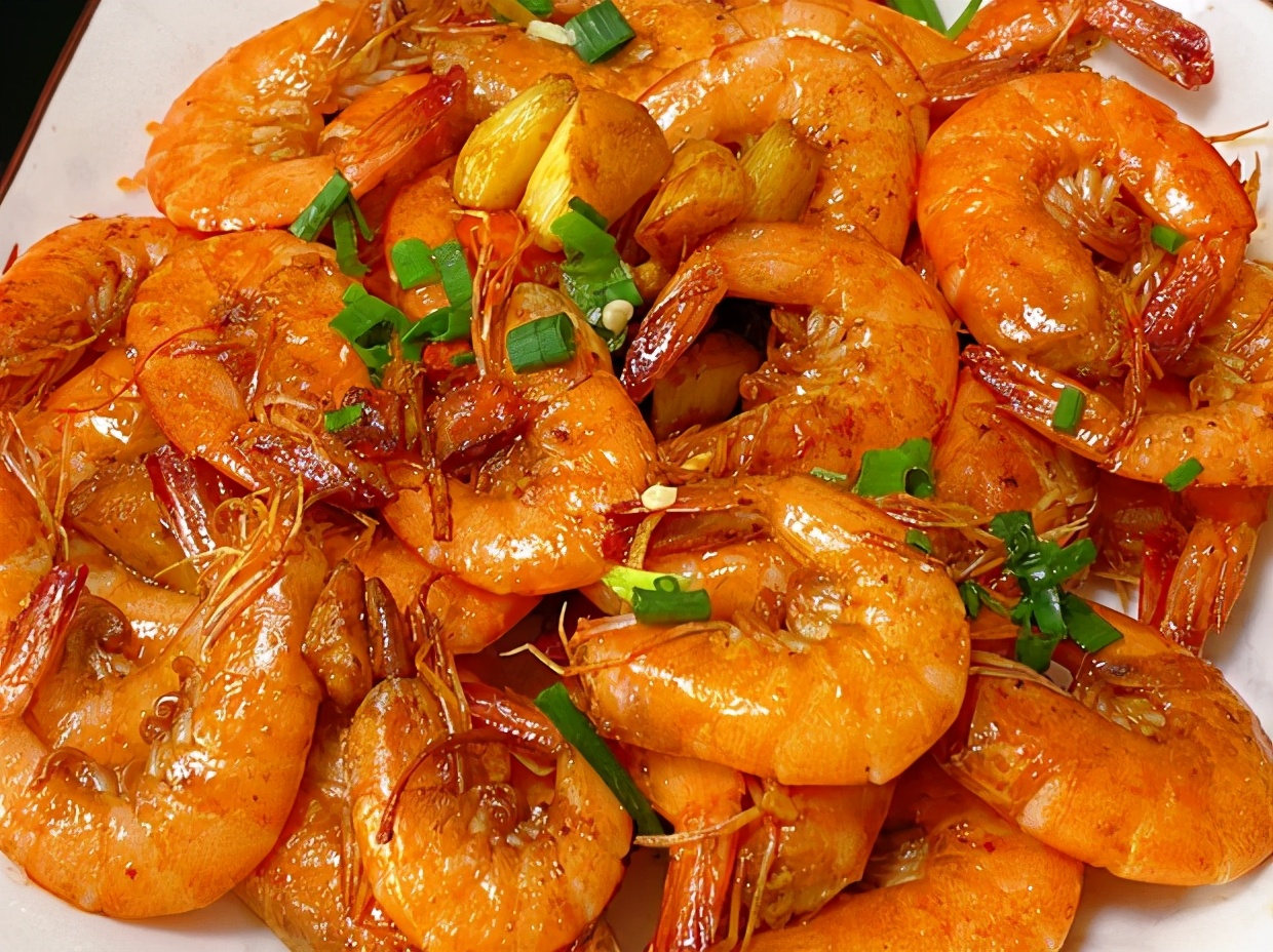 关于油焖大虾的说说配图「暖心」 _qq说说网