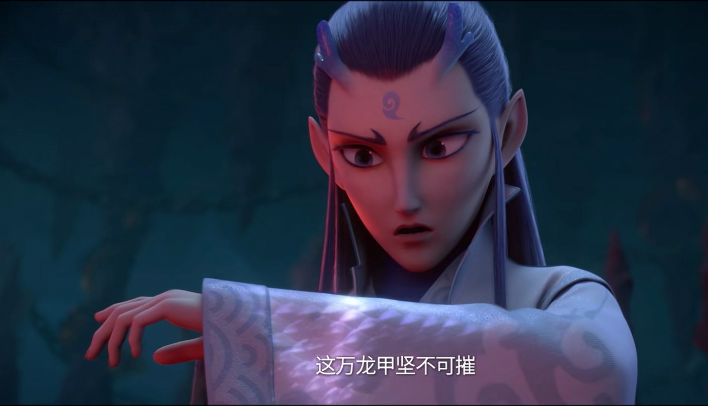 龙族将身上最坚硬的龙鳞给了他做成万龙甲之后,那时候的敖丙宛如战神