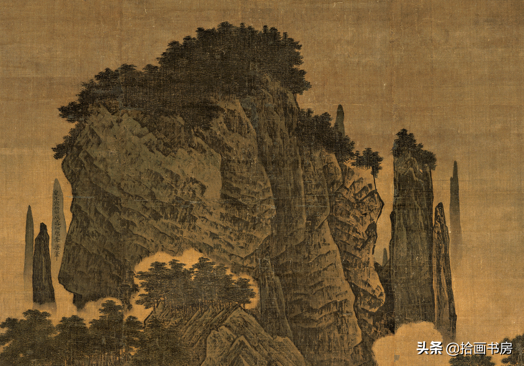 李唐万壑松风图作品赏析万壑松风图作品赏析