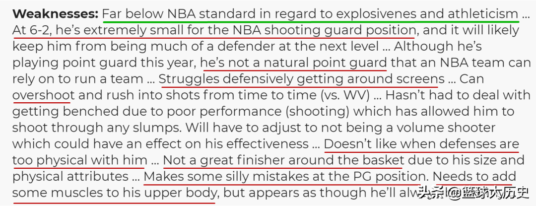 nba库里身高多少(库里的选秀报告！身高1米88，总评92分，成就远超模板)