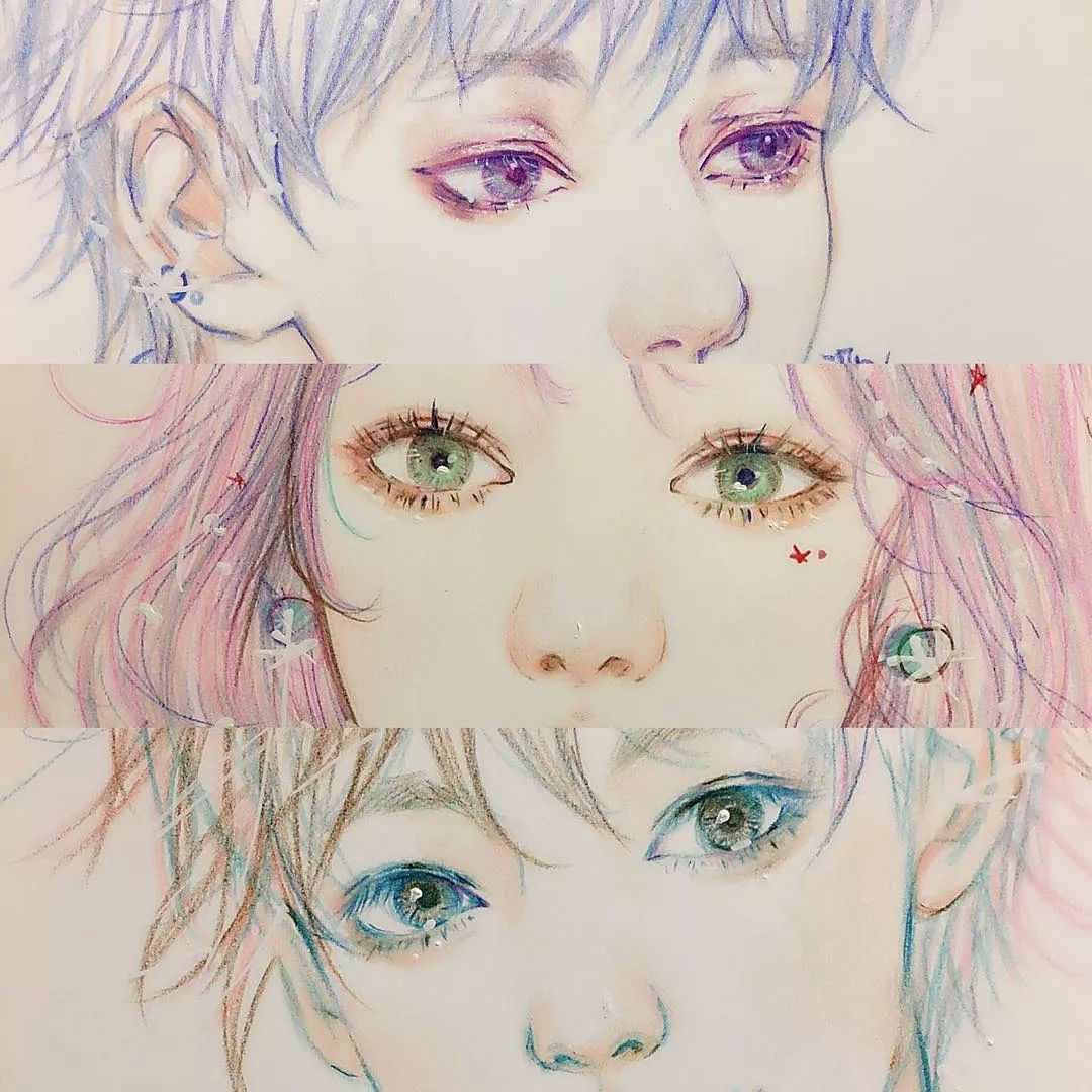 「100种眼睛画法」这才叫画眼睛!太精美了!