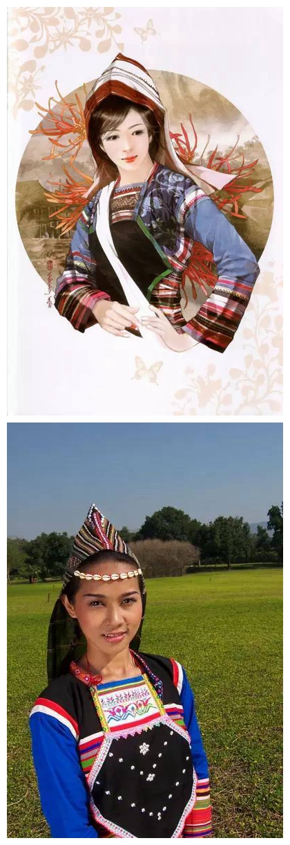 中国56个民族传统服饰大全